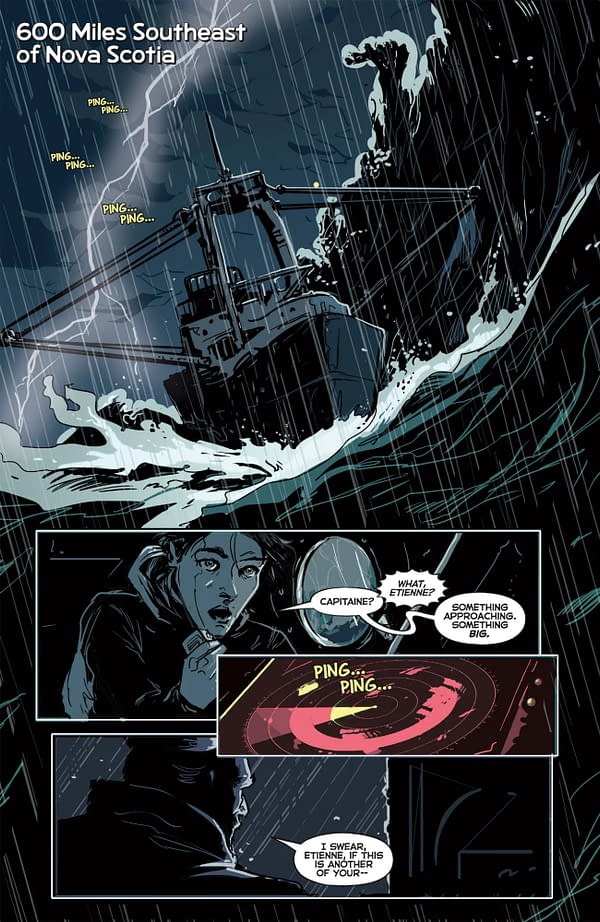 Interior preview page from BEHEMOTH #1 FRANK CVETKOVIC COVER