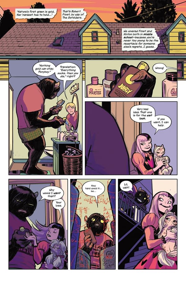 Interior preview page from FML #3 CLAYTON COWLES COVER