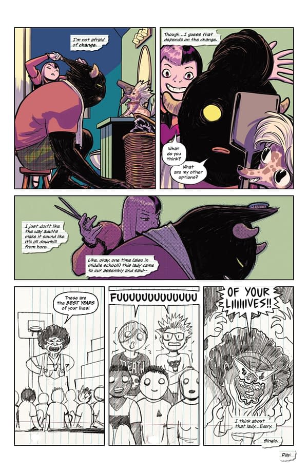 Interior preview page from FML #3 CLAYTON COWLES COVER