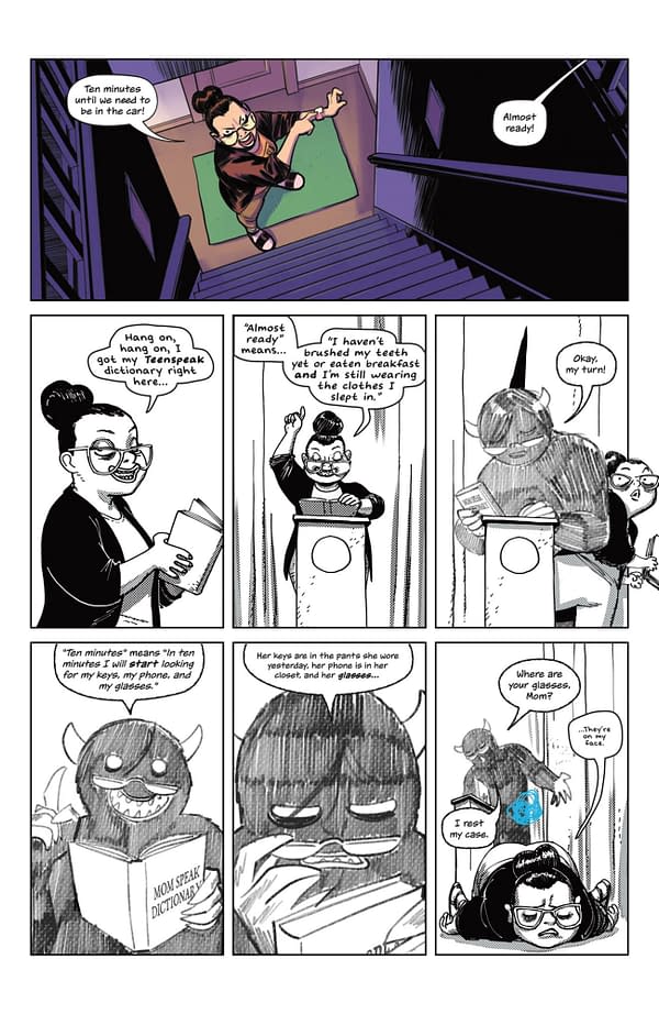 Interior preview page from FML #3 CLAYTON COWLES COVER