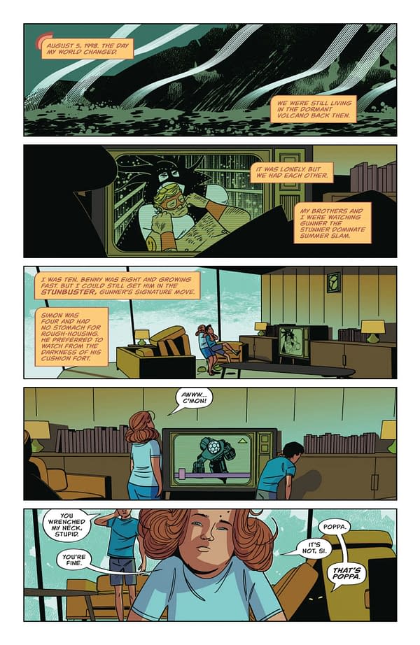 Interior preview page from MINOR THREATS: THE BROOD #2 SCOTT HEPBURN COVER