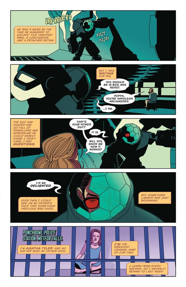 Interior preview page from MINOR THREATS: THE BROOD #2 SCOTT HEPBURN COVER