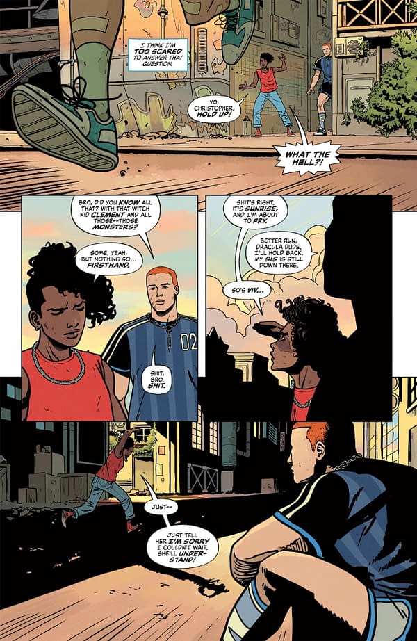 Interior preview page from ODDLY PEDESTRIAN LIFE OF CHRISTOPHER CHAOS #15 MIQUEL MUERTO COVER