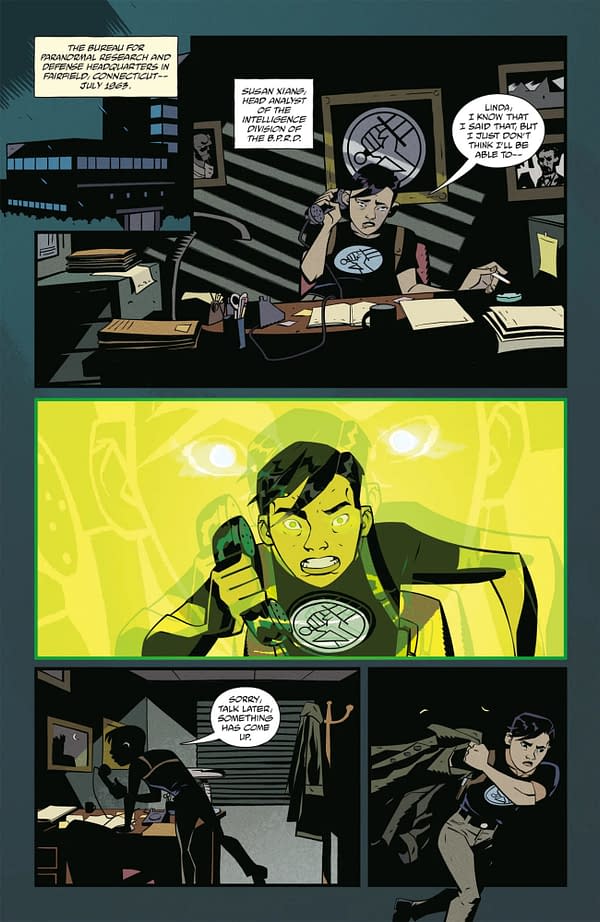 Interior preview page from SHADOW OF THE GOLDEN CRANE #1 CLEM ROBINS COVER