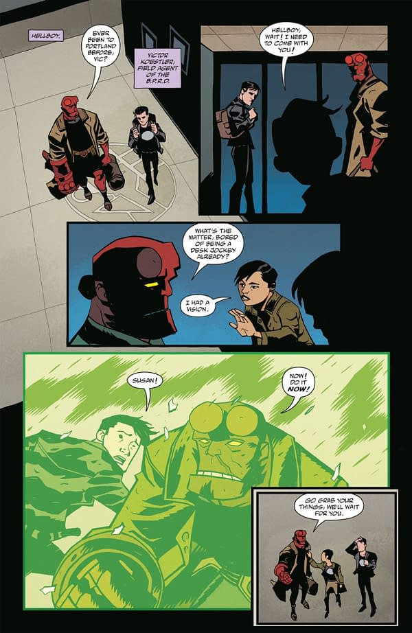 Interior preview page from SHADOW OF THE GOLDEN CRANE #1 CLEM ROBINS COVER
