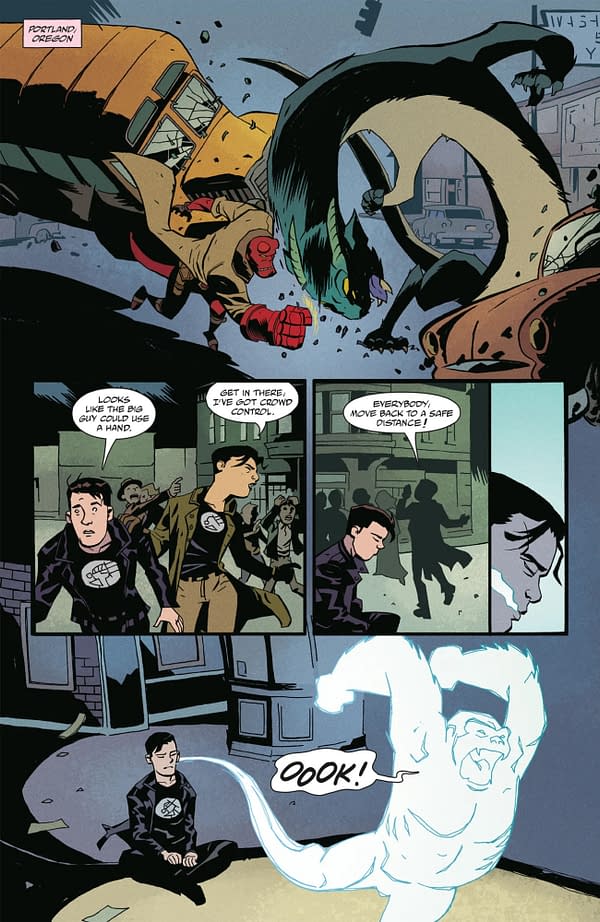 Interior preview page from SHADOW OF THE GOLDEN CRANE #1 CLEM ROBINS COVER