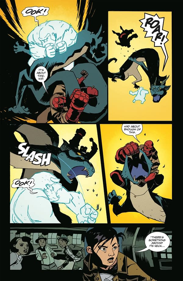 Interior preview page from SHADOW OF THE GOLDEN CRANE #1 CLEM ROBINS COVER