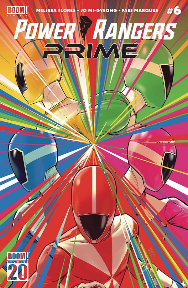 Cover image for POWER RANGERS PRIME #6 CVR B MALAVIA