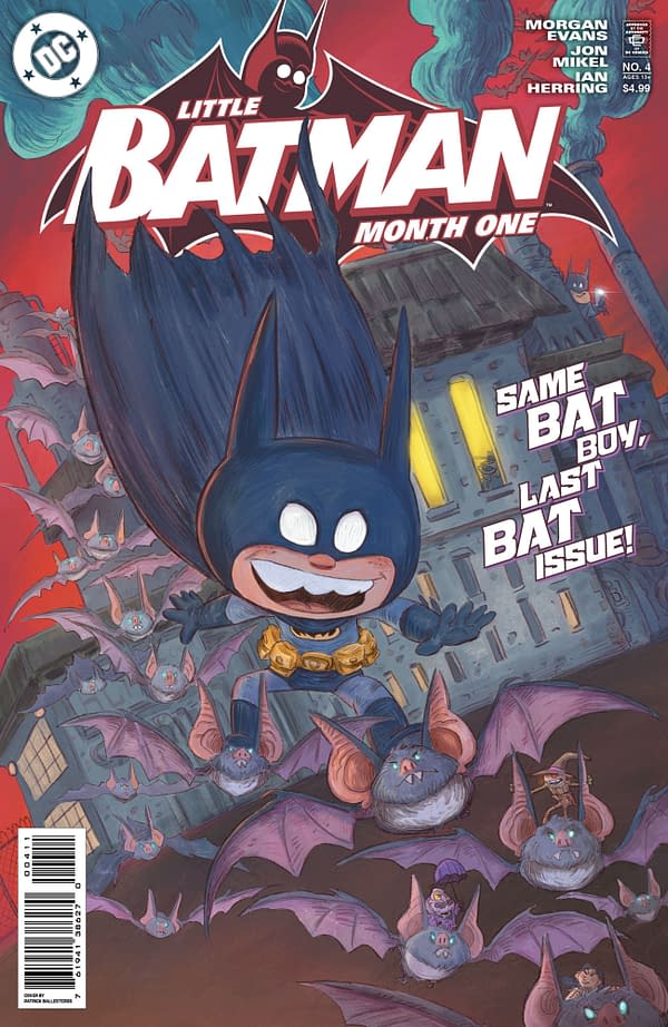 Cover image for Little Batman Month One #4