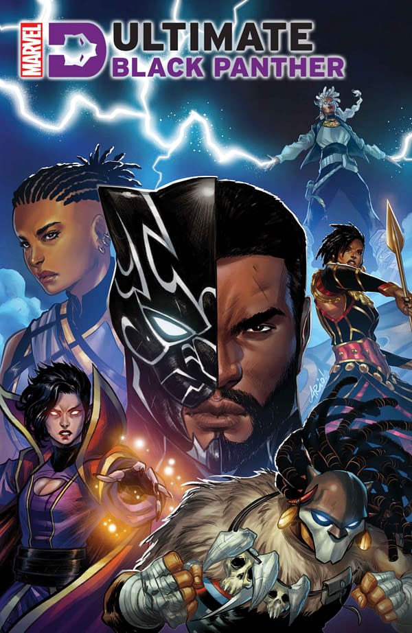 Cover image for ULTIMATE BLACK PANTHER #13 ARIO ANINDITO VARIANT