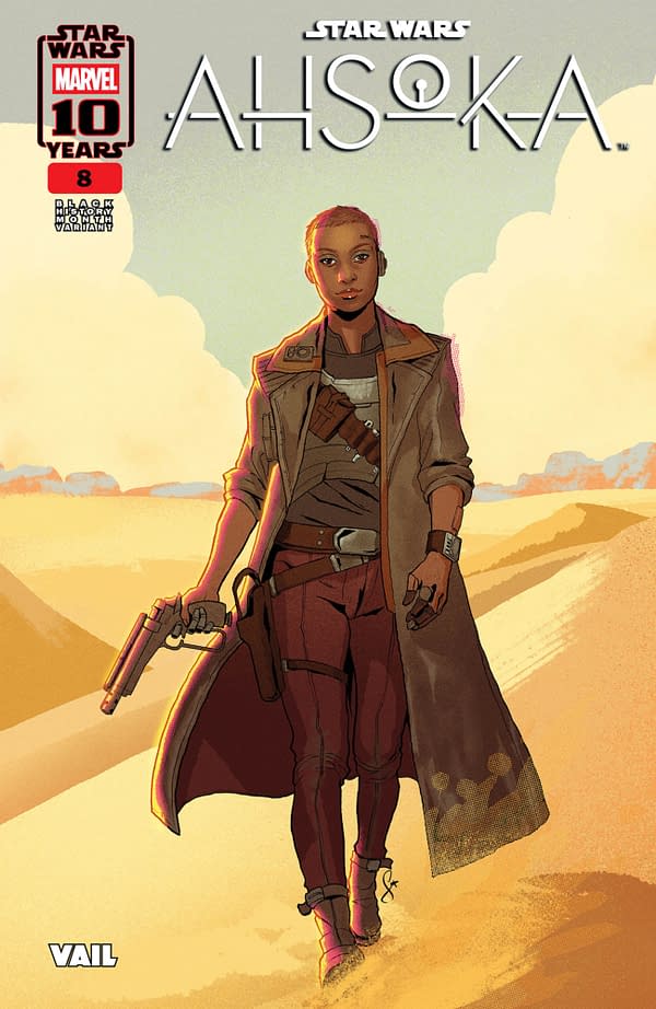 Cover image for STAR WARS: AHSOKA #8 ERNANDA SOUZA BLACK HISTORY MONTH VARIANT