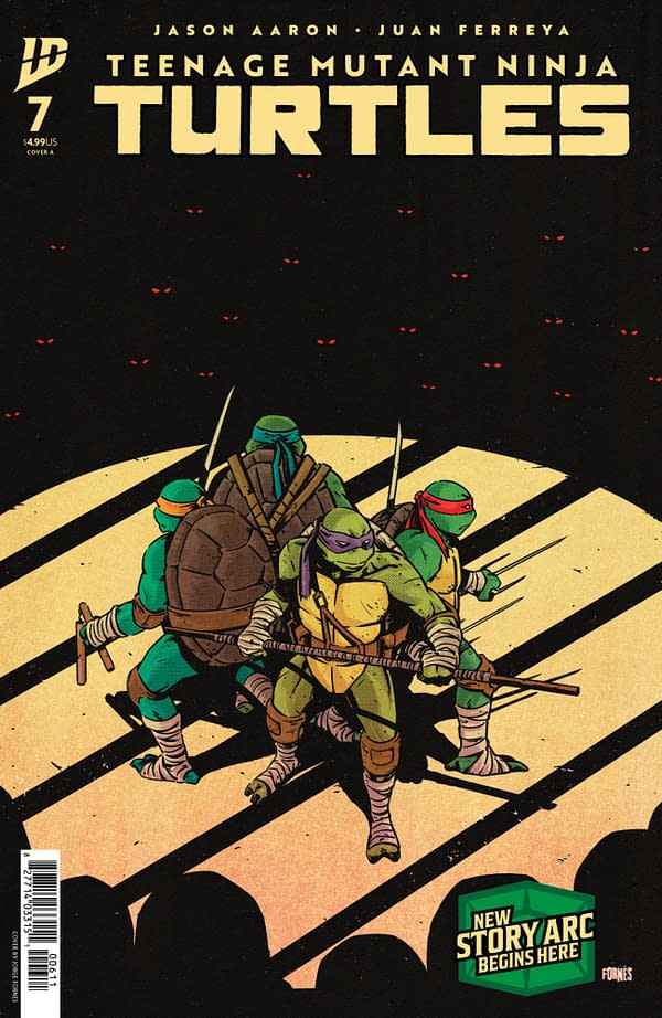 Cover image for TEENAGE MUTANT NINJA TURTLES #7 JORGE FORNéS COVER