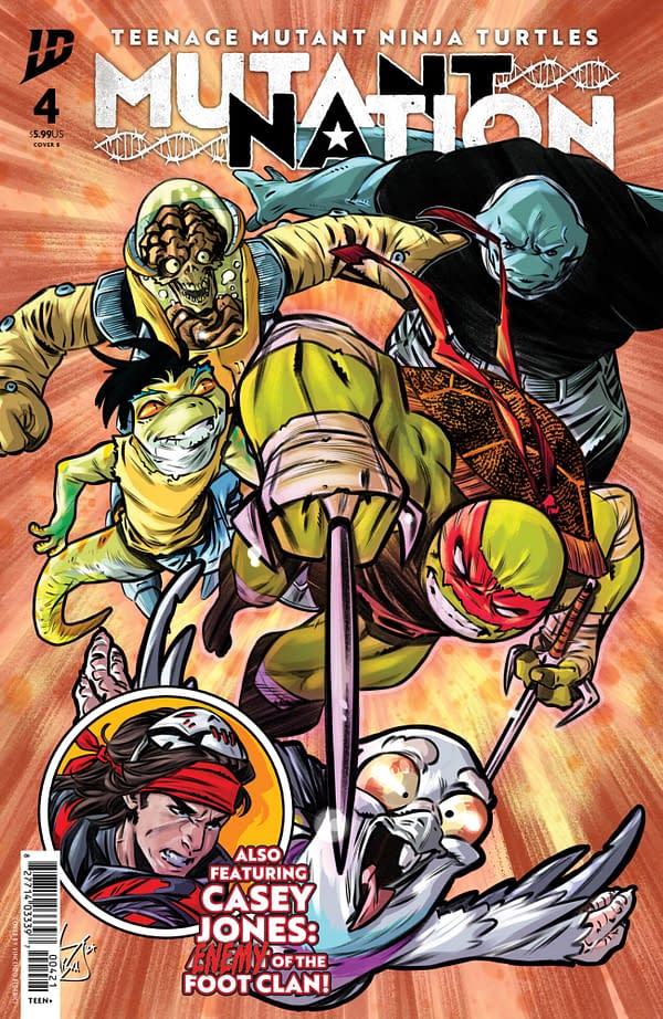 Cover image for Teenage Mutant Ninja Turtles: Mutant Nation #4 Variant B (Federici)