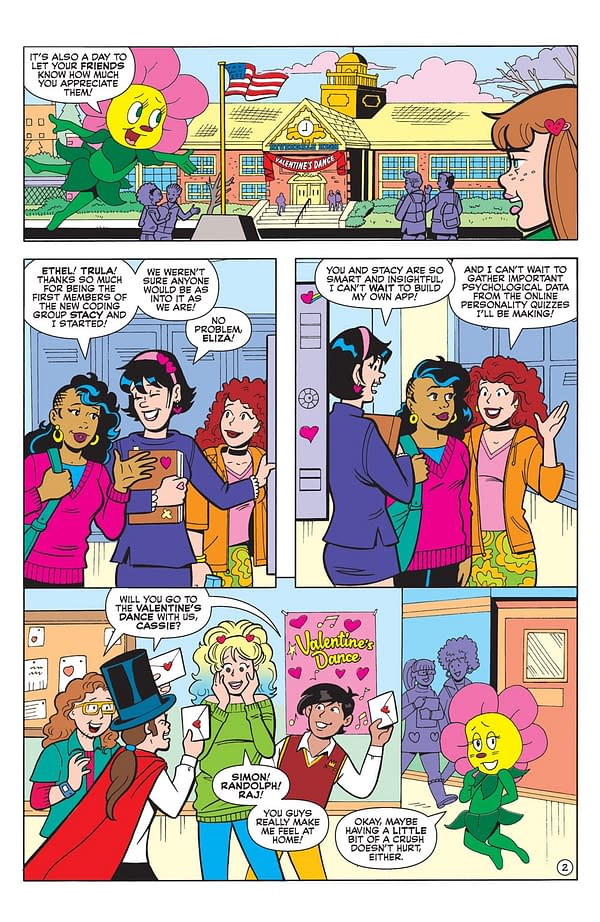 Interior preview page from Archie's Valentine's Day Spectactular #1