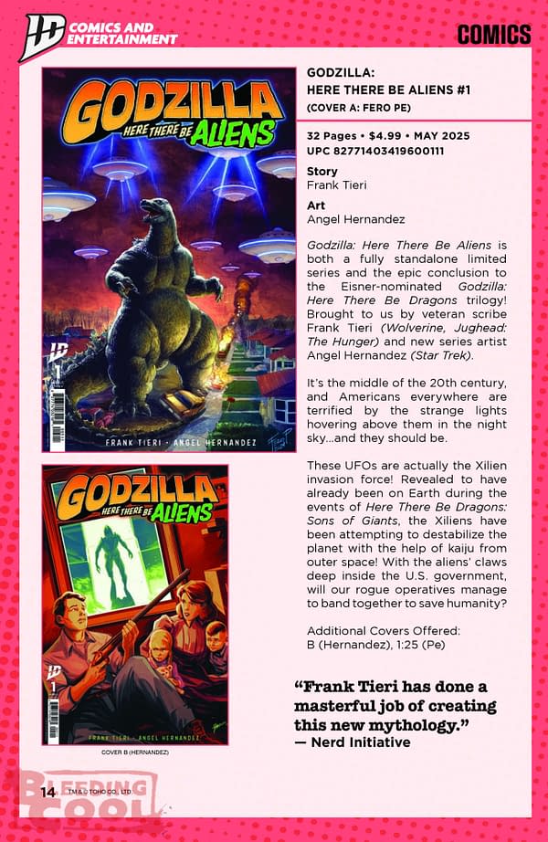 IDW May 2025 Solicits