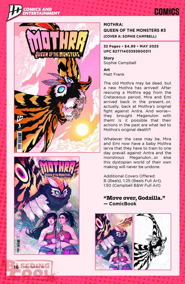 IDW May 2025 Solicits