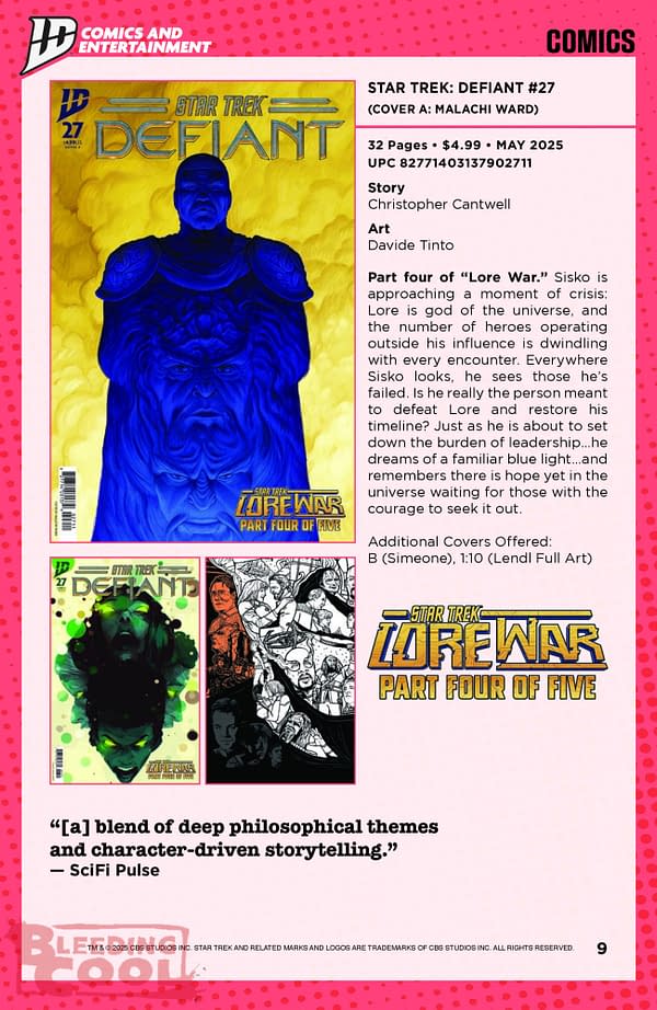 IDW May 2025 Solicits