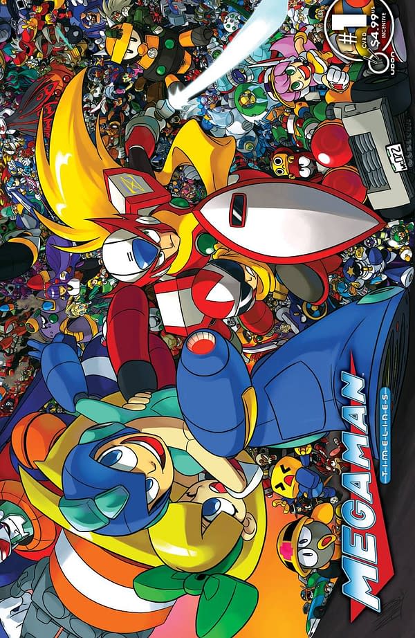 Cover image for MEGAMAN TIMELINES #1 CVR D 5 COPY INCV