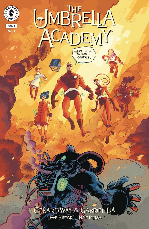 Cover image for UMBRELLA ACADEMY PLAN B #1 CVR B MOON