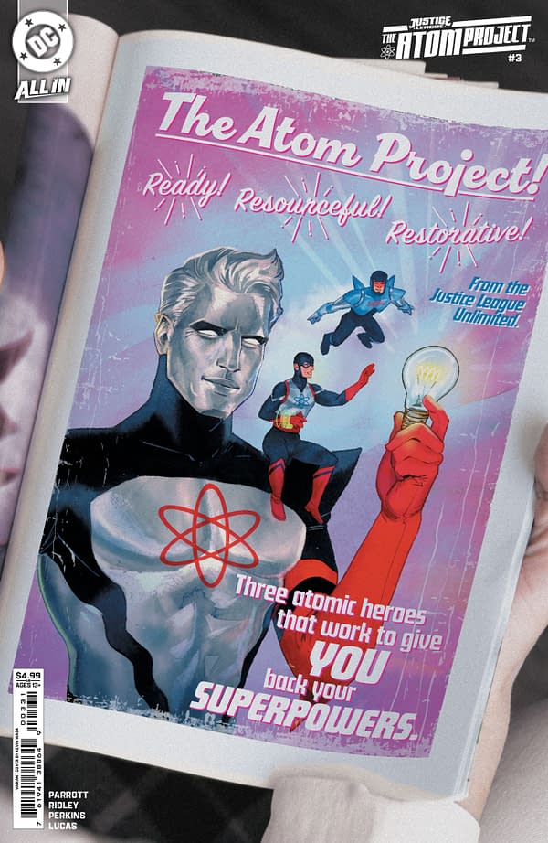 Cover image for Justice League: The Atom Project #3