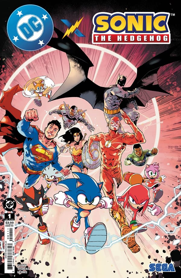 Cover image for DC x Sonic the Hedgehog #1