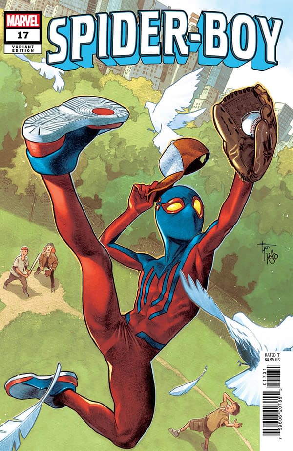 Cover image for SPIDER-BOY #17 FRANCESCO MOBILI VARIANT