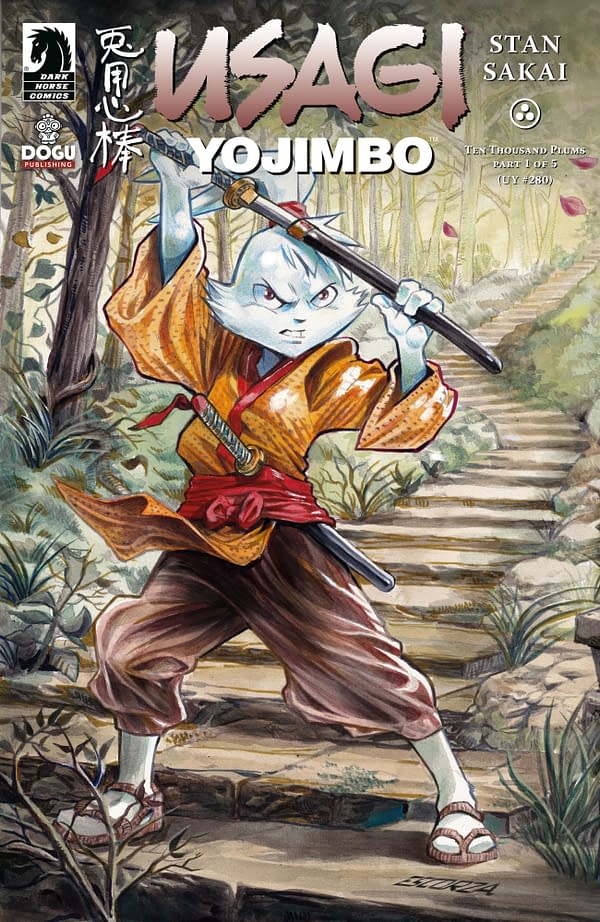 Cover image for Usagi Yojimbo: Ten Thousand Plums #1 (CVR B) (The Escorza Brothers)