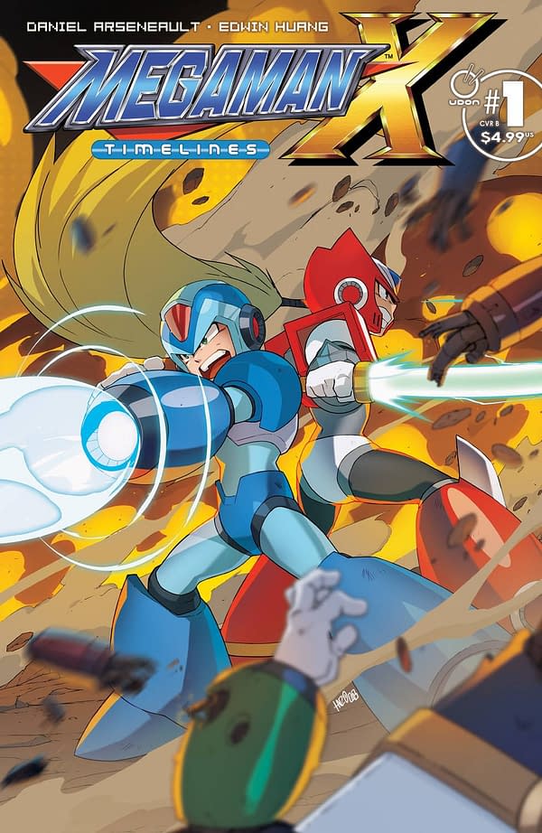 Cover image for MEGA MAN X TIMELINES #1 CVR B STEINBACH