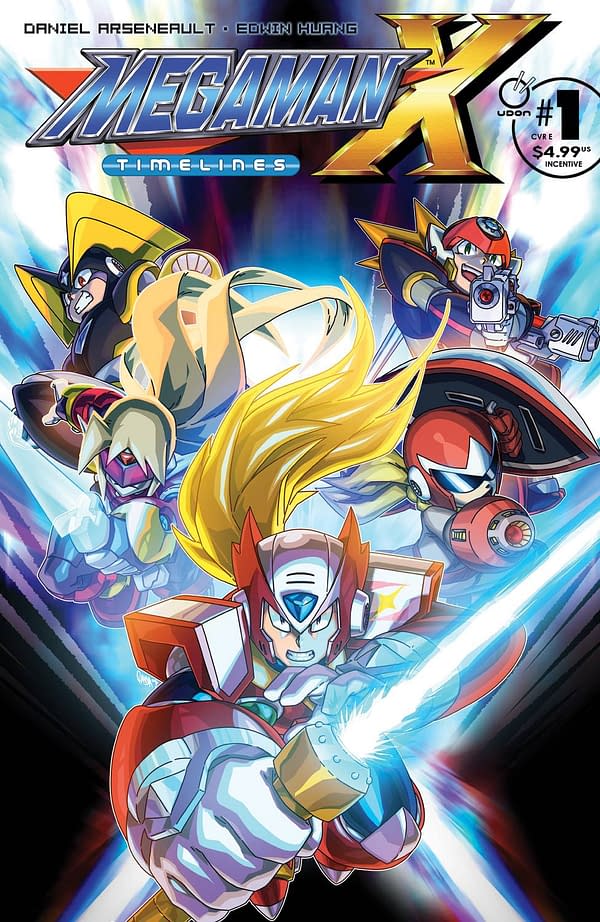 Cover image for MEGA MAN X TIMELINES #1 CVR E 5 COPY INCV CHAMBA