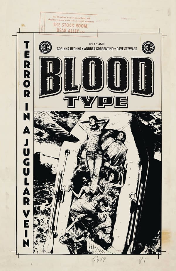 Cover image for EC BLOOD TYPE #1 CVR E 20 COPY INCV B&W ARTIST ED (MR)