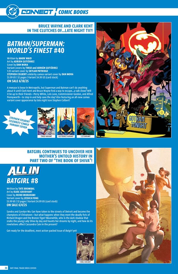 The Full DC Comics June 2025 Solicits... More Than Just Batman