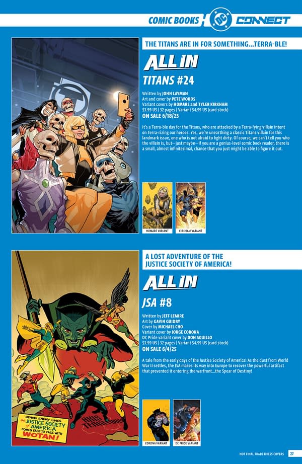 The Full DC Comics June 2025 Solicits... More Than Just Batman