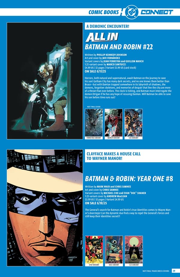 The Full DC Comics June 2025 Solicits... More Than Just Batman