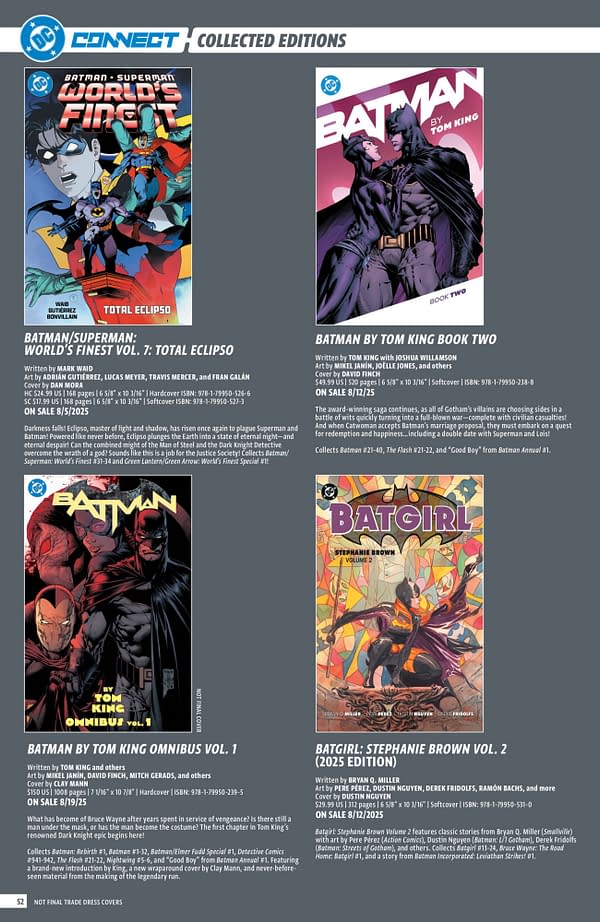 The Full DC Comics June 2025 Solicits... More Than Just Batman