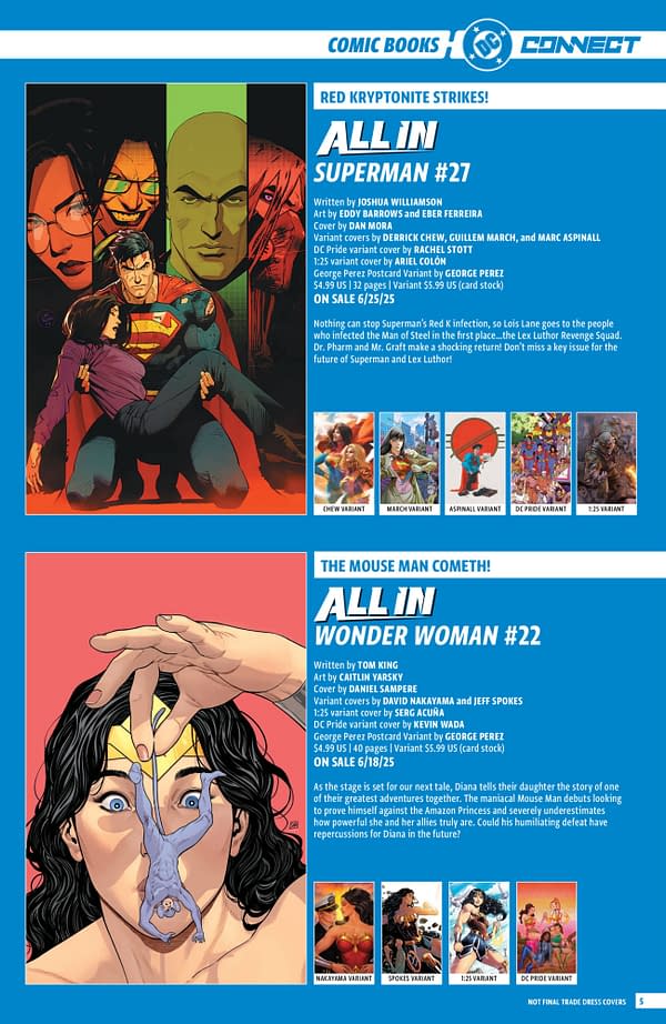 The Full DC Comics June 2025 Solicits... More Than Just Batman