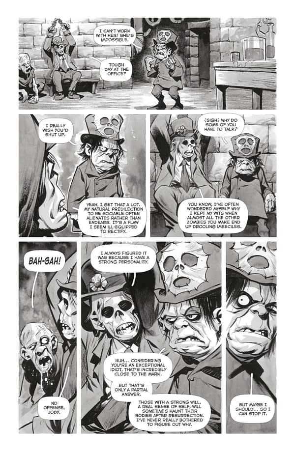 Interior preview page from THE GOON: THEM THAT DON'T STAY DEAD #4 ERIC POWELL COVER