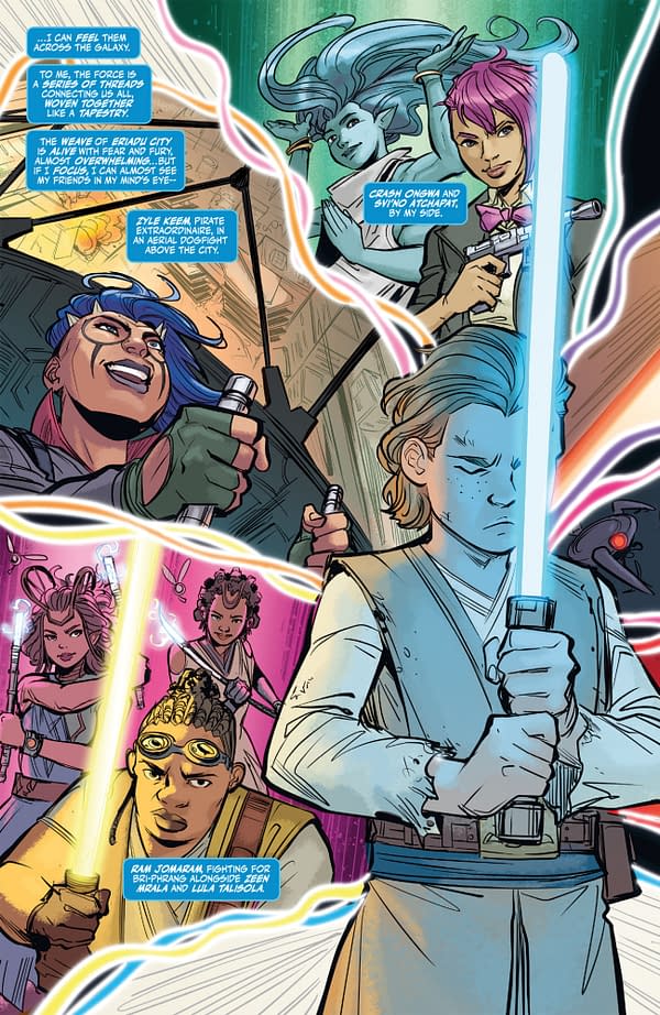 Interior preview page from STAR WARS: THE BATTLE OF ERIADU COMICRAFT COVER