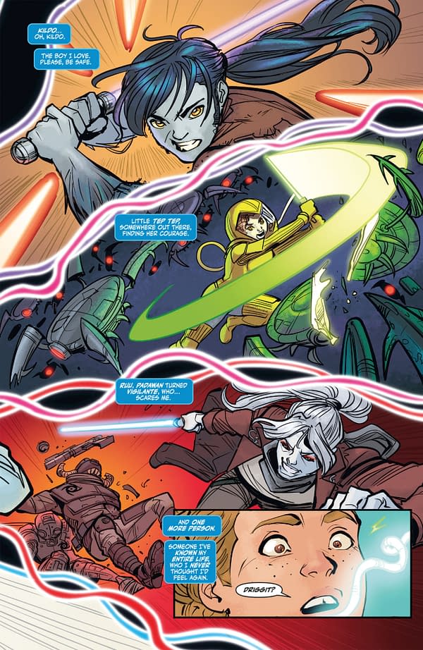 Interior preview page from STAR WARS: THE BATTLE OF ERIADU COMICRAFT COVER