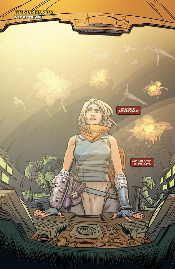 Interior preview page from STAR WARS: THE BATTLE OF ERIADU COMICRAFT COVER