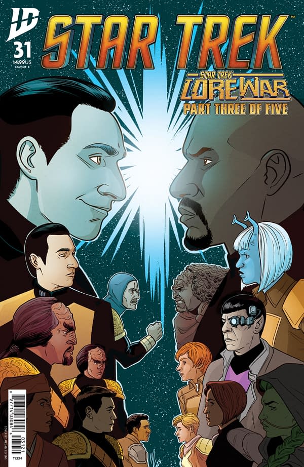 Cover image for Star Trek #31 Variant B (Levens)