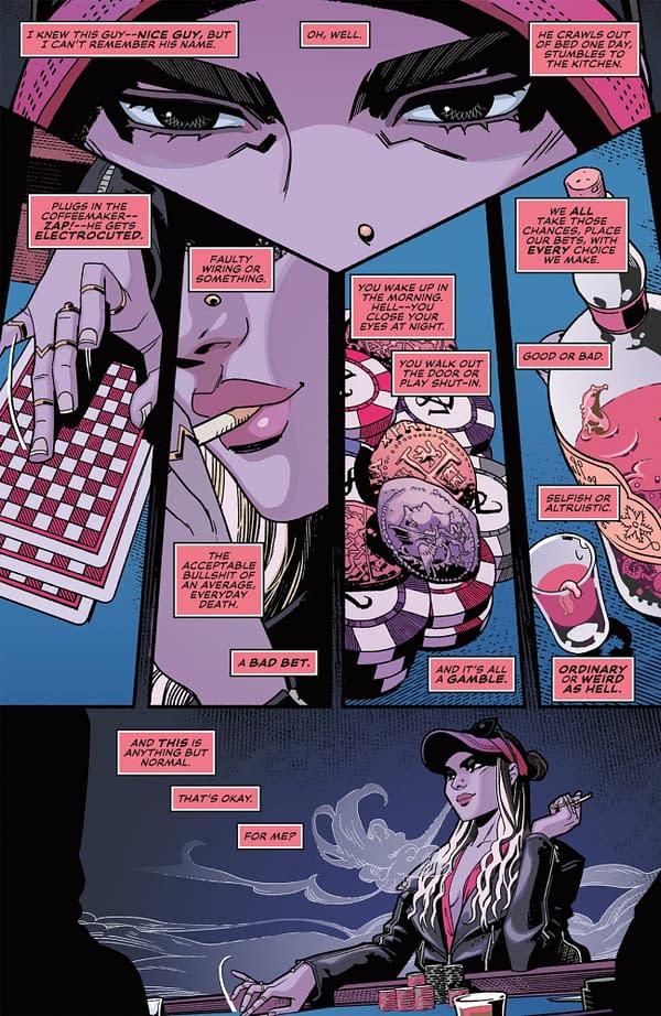Interior preview page from ARCANA ROYALE #1 JOSH REED COVER