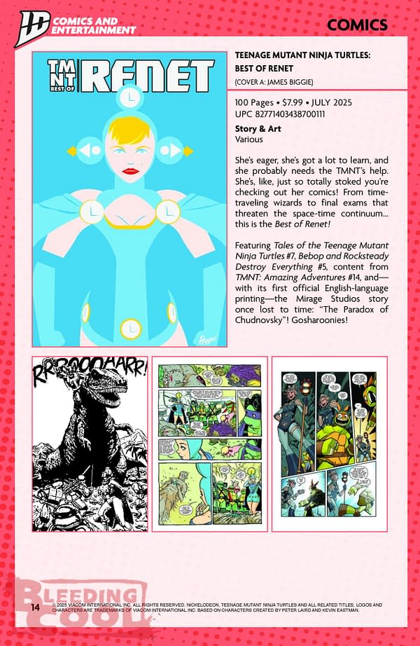 Full IDW July 2025 Solicits