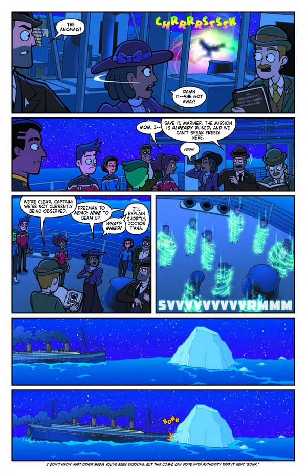 Interior preview page from STAR TREK LOWER DECKS #6 JACK LAWRENCE COVER