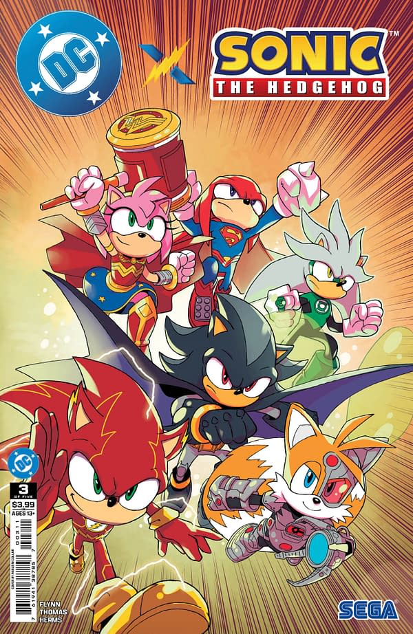 Cover image for DC x Sonic the Hedgehog #3