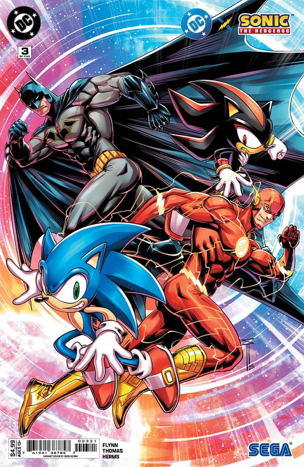 Cover image for DC x Sonic the Hedgehog #3