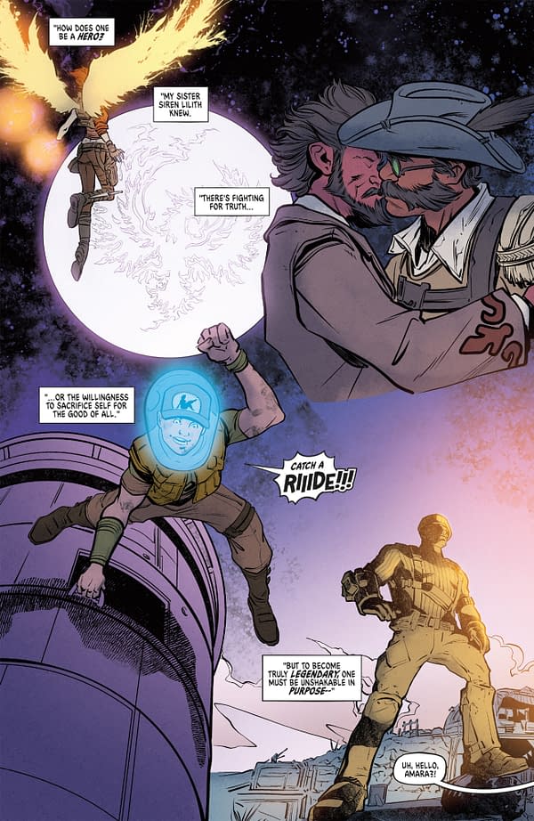 Interior preview page from BORDERLANDS: MOXXI'S MYSTERIOUS MEMENTO #4 DERON BENNETT COVER