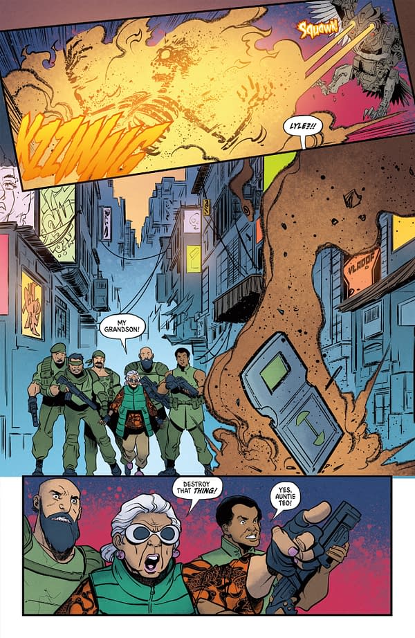 Interior preview page from BORDERLANDS: MOXXI'S MYSTERIOUS MEMENTO #4 DERON BENNETT COVER