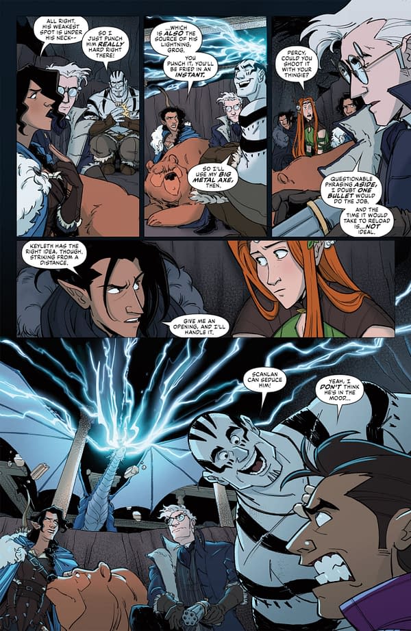 Interior preview page from CRITICAL ROLE: VOX MACHINA ORIGINS IV #6 ADRIANA MAHER COVER