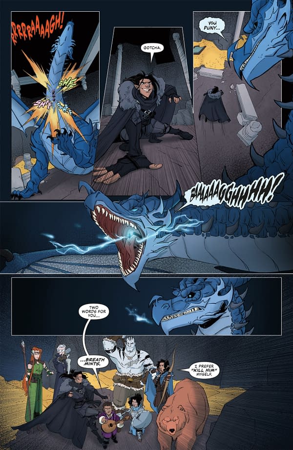 Interior preview page from CRITICAL ROLE: VOX MACHINA ORIGINS IV #6 ADRIANA MAHER COVER