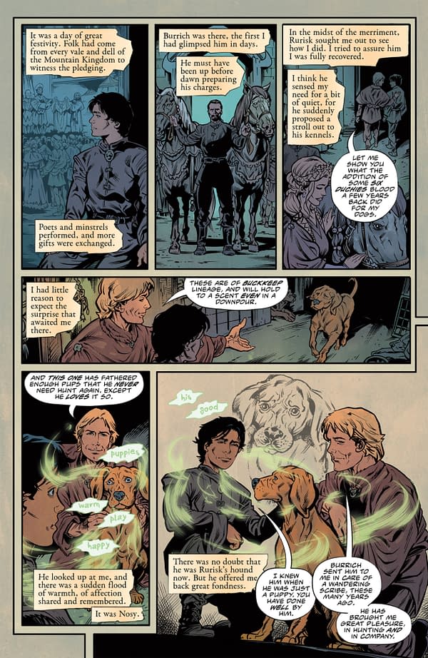 Interior preview page from ASSASSIN'S APPRENTICE III #5 JORDIE BELLAIRE COVER